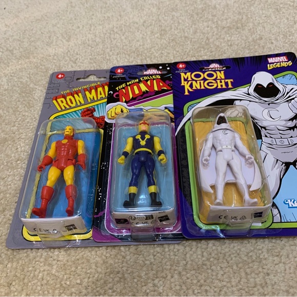 Marvel Legends Retro Lot 6 Toy Action Figure 3.75" Hasbro Kenner Nova Firestar - Picture 11 of 16